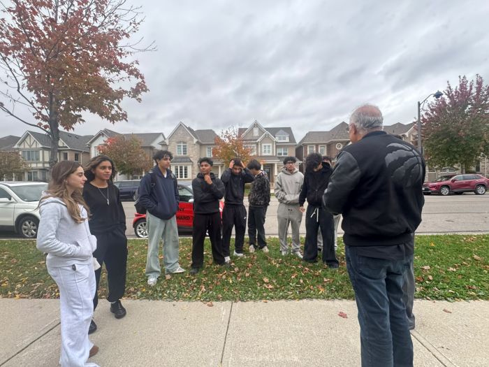 Along with the amazing volunteers. starting one of our recent canvassing runs