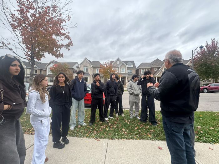 Along with the amazing volunteers. starting one of our recent canvassing runs