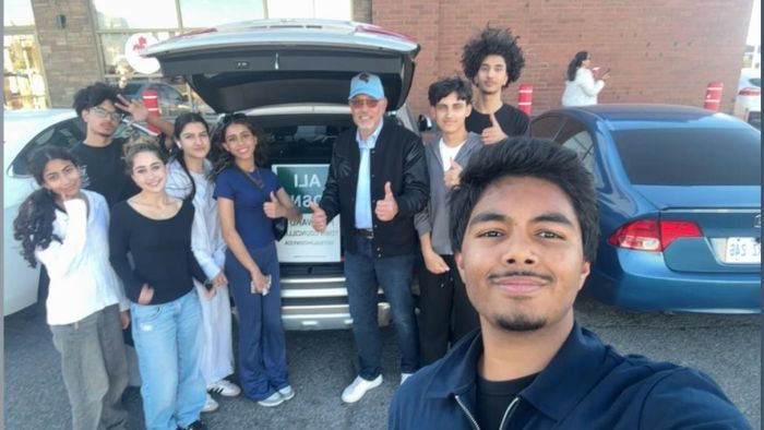 The amazing team - my grade 12 volunteers. Thank you