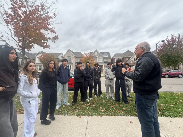 Along with the amazing volunteers. starting one of our recent canvassing runs